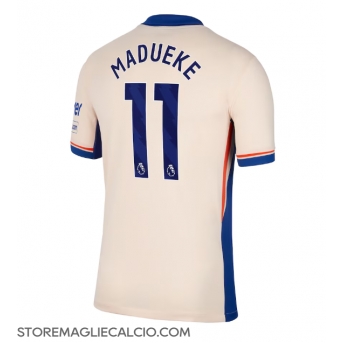 Chelsea Noni Madueke #11 Maglia Gara Trasferta Repliche 2024-25 Maniche Corte